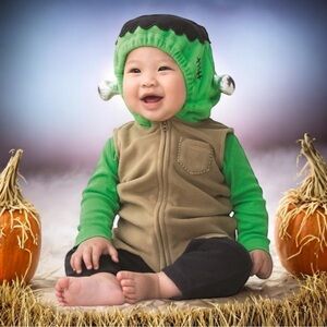 Carter’s Baby Frankenstein Fleece Vest Halloween Monster Costume Infant 18 Month